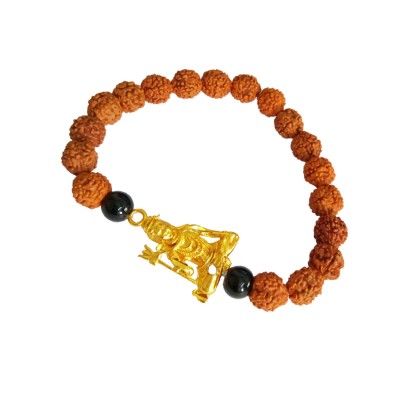 Rudraksha Bracelet Shiva Pendant 